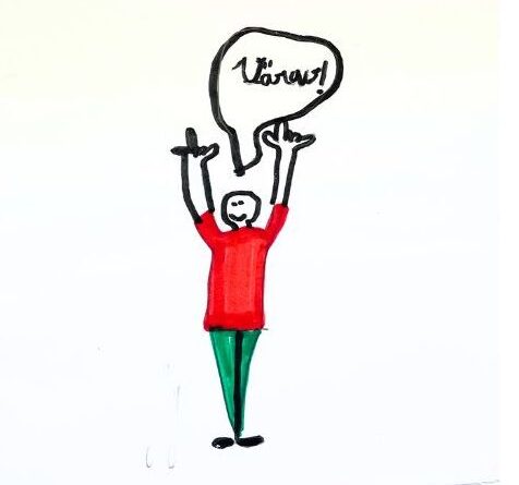 Bright Cheerful Crayon Doodle Illustrative Thank You Letter for Teacher – 4